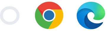 GoogleChrome、Microsoft Edge最新版